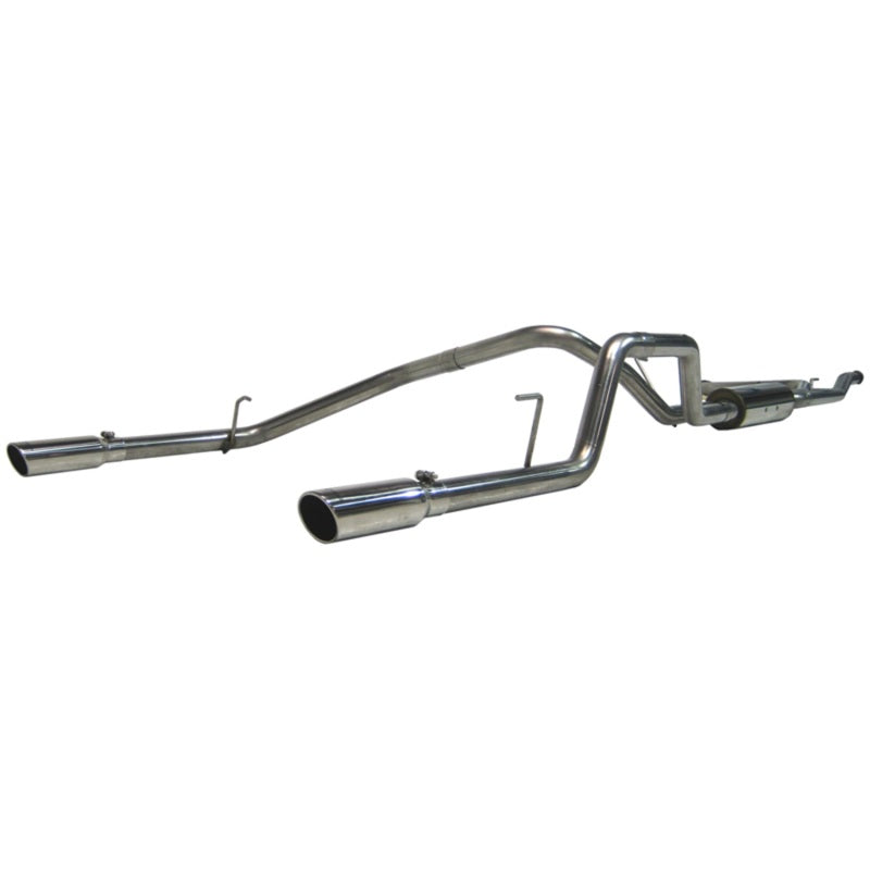 MBRP 2004-2009 Nissan Titan 5.6L EC/CC Cat Back Trasero dividido doble
