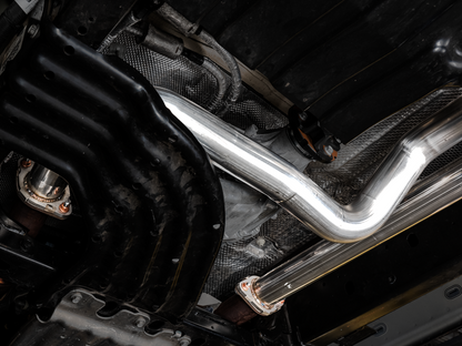 AWE Tuning 2021 RAM 1500 TRX 0FG Cat-Back Escape - Puntas de diamante negro