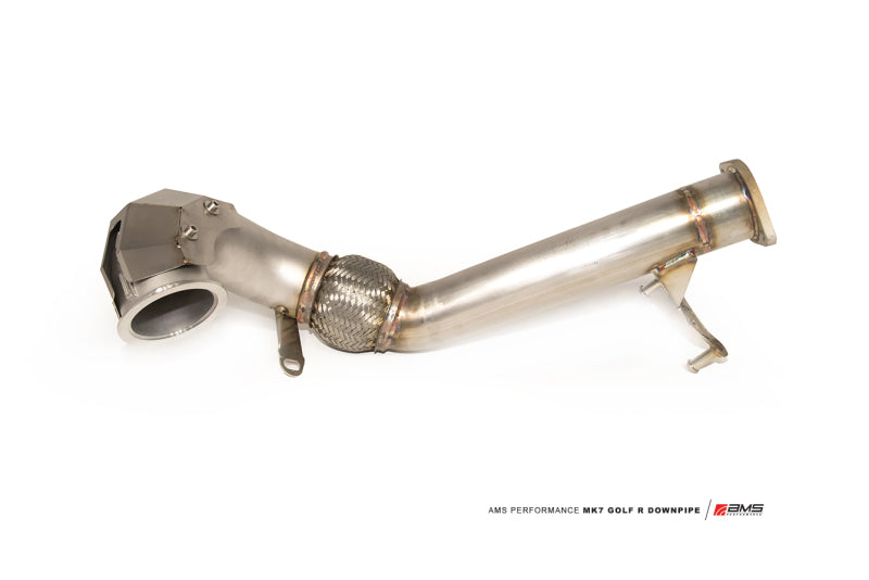 AMS Performance 2015+ VW Golf R MK7 Downpipe com conversor catalítico de alto fluxo