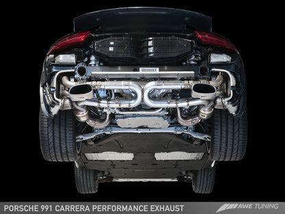 Escape AWE Tuning 991 Carrera Performance - Use puntas de stock