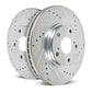 Power Stop 06-12 Ford Fusion Rear Evolution Drilled & Slotted Rotors - Pair