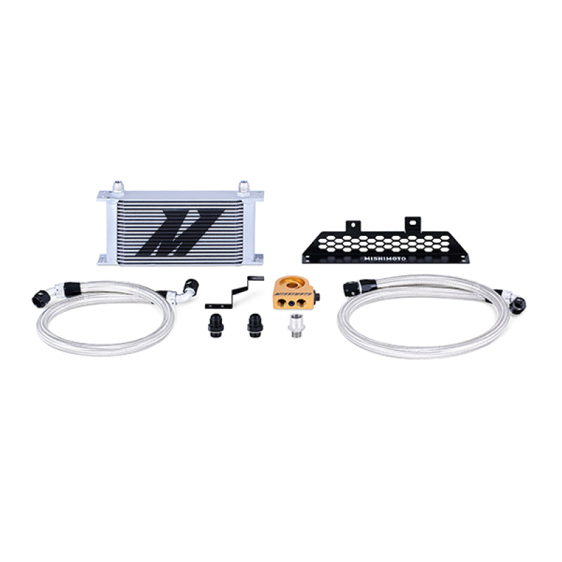 Kit De Enfriador De Aceite Termostático Mishimoto 13+ Ford Focus ST - Plata