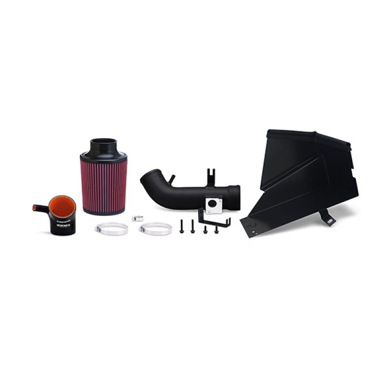 Mishimoto 06-11 Honda Civic Si Performance Entrada de aire con escudo térmico - Negro arrugado