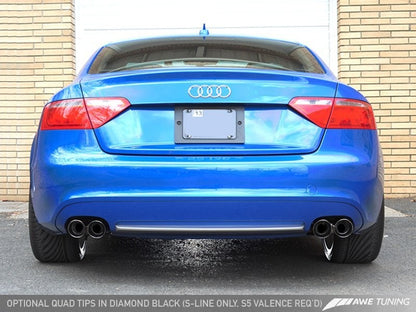 Escape AWE Tuning Audi B8 A5 2.0T Touring Edition - Quad Outlet Diamond Black Tips