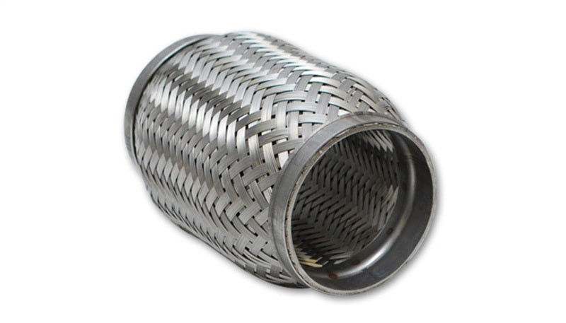 Acoplamento flexível SS vibrante com forro trançado interno 2,25 pol. de entrada/saída x 4 pol. de comprimento flexível