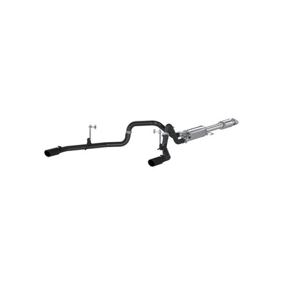 MBRP 2015 Ford F-150 5.0L 3in Cat Back Dual Split Salida trasera Sistema de escape negro