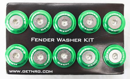 NRG - FENDER WASHER KIT; RIVETS FOR PLASTIC; SET OF 10