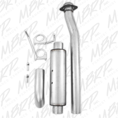MBRP 11-12 Ford F-150 SVT Raptor 6.2L EC-SB/CC-SB 3.5in Cat Back Single Turn Down Alum Escape