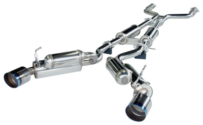 HKS 08 Infiniti G37 Coupe Dual Hi-Power Titânio Catback Escape