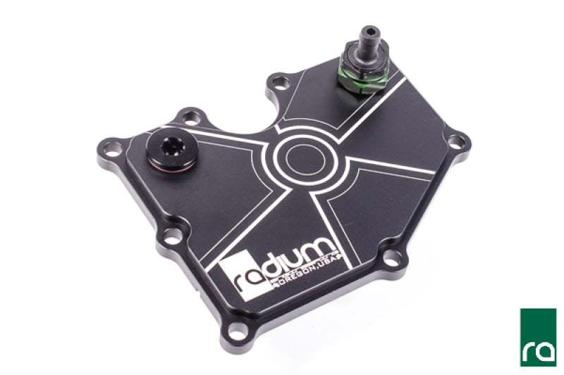 Radium Engineering 13-Up Focus ST / 16-18 RS / 15-Up Mustang Eco PCV Placa Defletora Configuração OEM