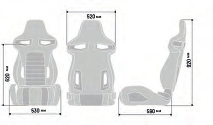 Assento Sparco R333 2021 Preto