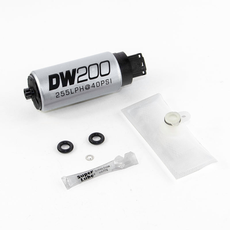 Bomba de combustível no tanque DeatschWerks 255 LPH com 08+ Hyundai Genesis Coupe / 10-13 Kia Forte Set Up Kit