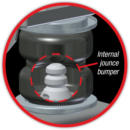 Air Lift Reemplazo Air Spring-Loadlifter 5000 Ultimate Tipo de fuelle con parachoques de rebote interno