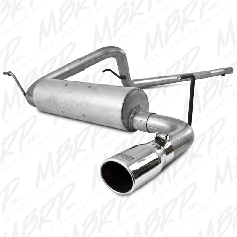 MBRP 2007-2009 Jeep Wrangler 4dr 3.8L V6 Gato trasero individual