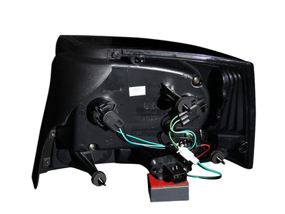 ANZO 2006-2008 Dodge Charger Lanternas traseiras LED pretas