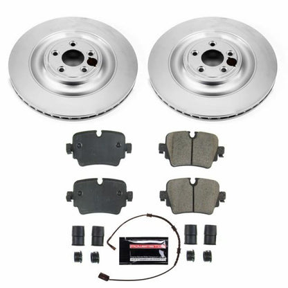 Power Stop 2018 Jaguar XJ Rear Z23 Evolution Sport Coated Brake Kit