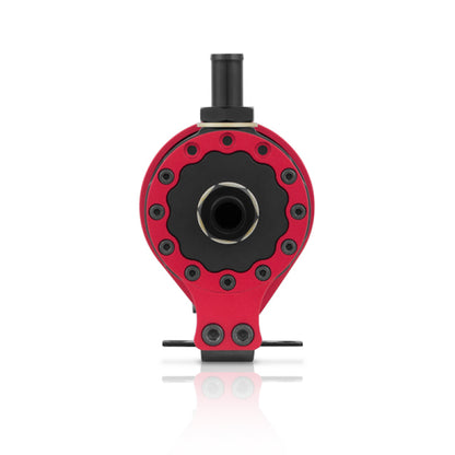 Mishimoto Recipiente de captura de aceite con deflector universal - Rojo