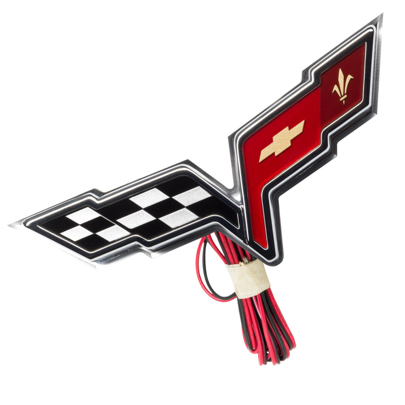 Oracle Chevrolet Corvette C6 Illuminated Emblem - Red