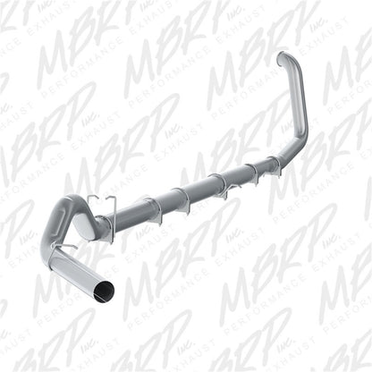 MBRP F-250/350 7.3L todos los modelos 5in Turbo Back Single Side Exit Sin silenciador T409