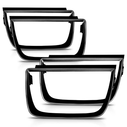 Molduras de lanterna traseira ANZO 2010-2013 Chevrolet Camaro Molduras de lanterna traseira - 4 unidades preto fosco
