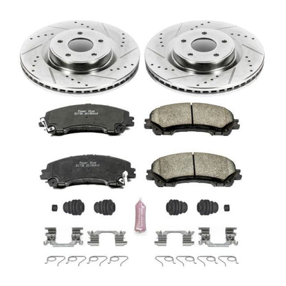Kit de freio esportivo Power Stop 14-19 Infiniti Q50 dianteiro Z23 Evolution