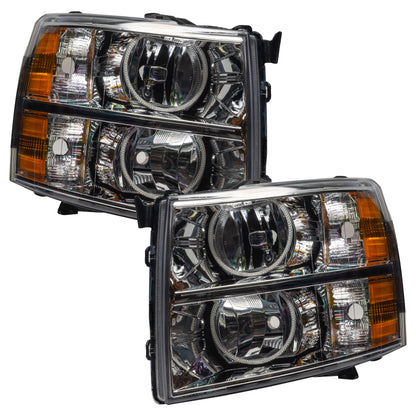 Oracle 07-13 Chevrolet Silverado SMD HL - Round Style - ColorSHIFT w/o Controller