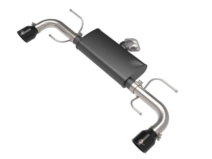 aFe Takeda 17-21 Mazda CX-5 2.5L (t) 2.5in. Sistema de escape SS Axle-Back com pontas pretas