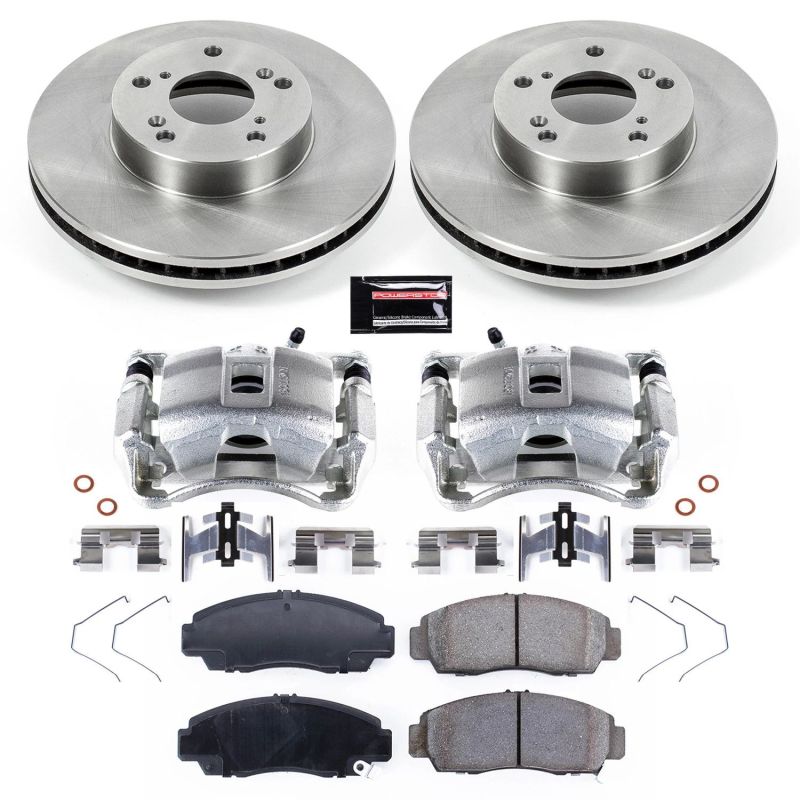 Power Stop 06-11 Honda Civic Front Autospecialty Brake Kit w/Calipers