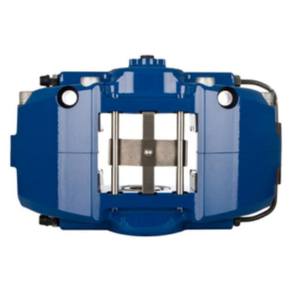 StopTech 95-02 Nissan Skyline Rear BBK w/ Blue ST-22 Calipers Slotted 355X32mm Rotors/Pads/SS Lines