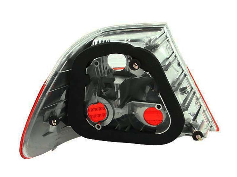 ANZO 2000-2003 BMW Série 3 E46 Lanternas traseiras vermelho/fumaça - Externo