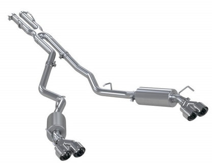 MBRP 20-21 Ford Explorer ST 3.0L Ecoboost SS 2.5in Saída traseira dupla com ponteiras quádruplas - AL