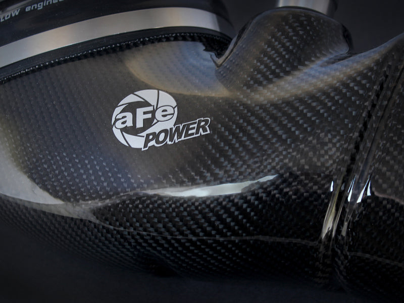 Sistema de admissão de ar de fibra de carbono aFe MagnumFORCE Stage-2 Pro DRY S 08-13 BMW M3 (E9X) V8 4.0L