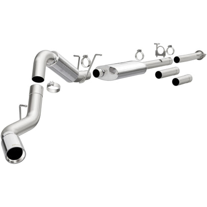 Escape inoxidável Cat-Back MagnaFlow 2015 Chevy Silverado 2500HD 6.0LP/S saída traseira 5 pol.