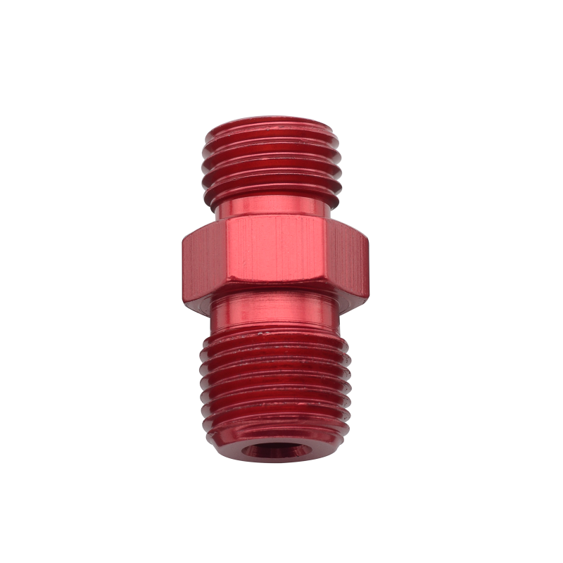 Fragola -3AN x 1/8 NPT Nitrous Flare Jet x Adaptador NPT - Vermelho