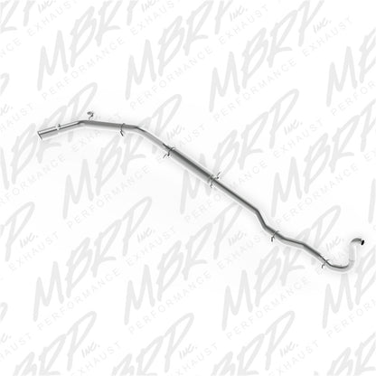 MBRP 88-93 Dodge 2500/3500 Cummins 4WD SOLAMENTE Turbo Back Single Side Exit T409 Sistema de escape