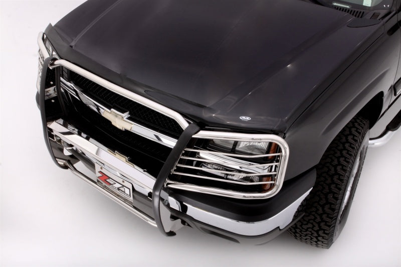 AVS 03-06 Chevy Avalanche (w/o Body Hardware) High Profile Bugflector II  Hood Shield - Smoke