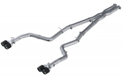 MBRP 15-16 Dodge Challenger 5.7L HEMI SS Salida trasera cuádruple de 3 pulgadas con puntas de fibra de carbono - T304