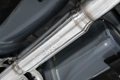 MBRP 2022+ Subaru WRX 3in Cat-Back Dual Split Trasero Quad Puntas de fibra de carbono Race Profile Escape