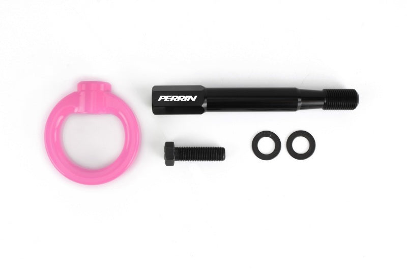 Perrin 18-21 WRX/STI / 13-20 BRZ / 17-20 Toyota 86 Kit de Gancho de Reboque Dianteiro - Hiper Rosa