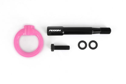 Perrin 18-21 WRX/STI / 13-20 BRZ / 17-20 Toyota 86 Kit de Gancho de Reboque Dianteiro - Hiper Rosa