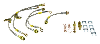 Goodridge 09-12 Cadillac CTS-V (todos os CTS-V com freios Brembo) Linhas de freio