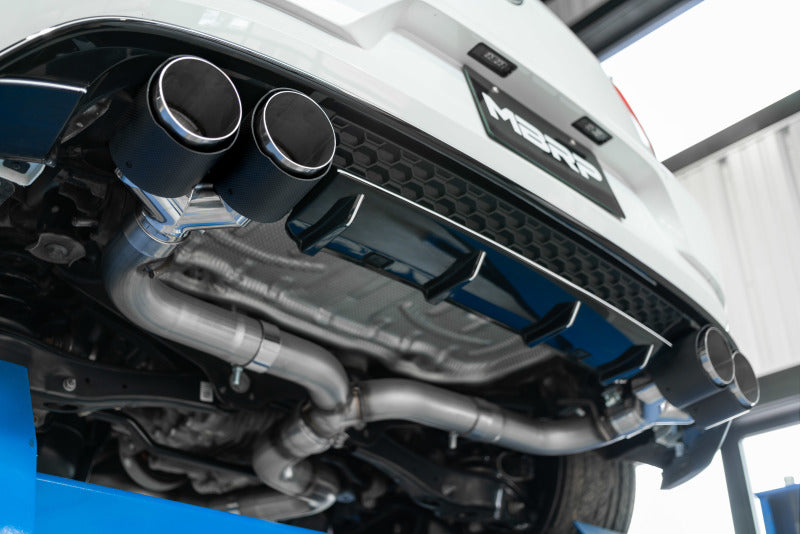 MBRP 15-19 VW Golf R MK7/MK7.5 3in T304 Cat Back Escape con puntas de fibra de carbono