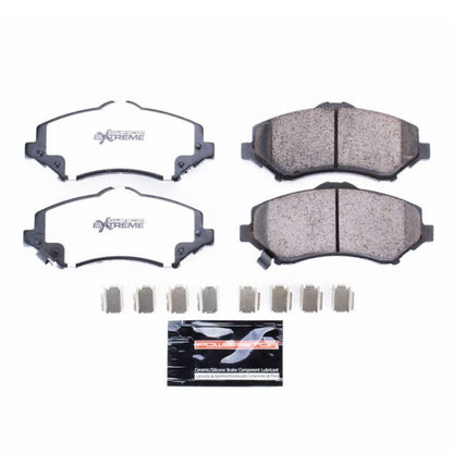 Power Stop 08-16 Chrysler Town &amp; Country Front Z36 Pastilhas de freio para caminhão e reboque com hardware