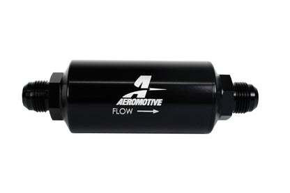Filtro em linha aeromotivo - (AN-10) elemento de aço inoxidável de 100 mícrons acabamento anodizado preto