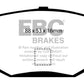 EBC 75-80 Lotus Esprit 2.0 Redstuff Rear Brake Pads