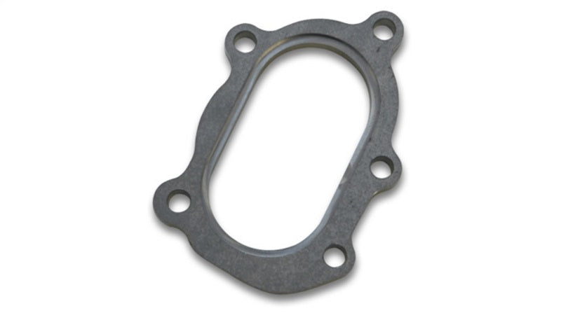 Flange de descarga vibrante GT25R / GT28R com saída oval (5 parafusos) T304 SS 1/2 pol. de espessura