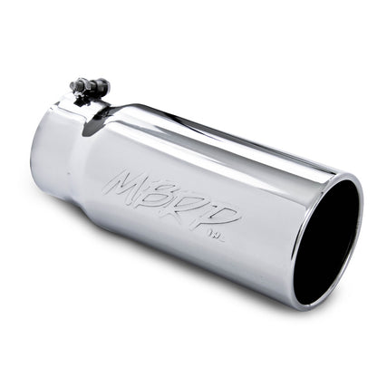 MBRP Universal Tip 5 OD Rolled Straight 4 entrada 12 longitud
