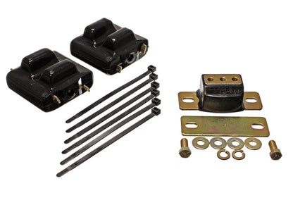 Suspensión de energía 87-91 Suburban C10-C30 2WD Negro Motor y transmisión Mounts-Zinc Finish