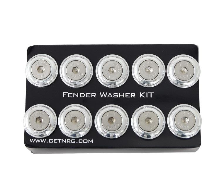 NRG - FENDER WASHER KIT; RIVETS FOR PLASTIC; SET OF 10