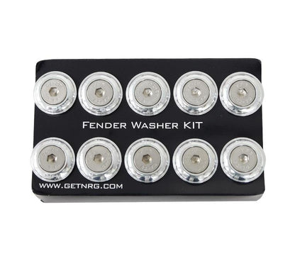 NRG - FENDER WASHER KIT; RIVETS FOR PLASTIC; SET OF 10